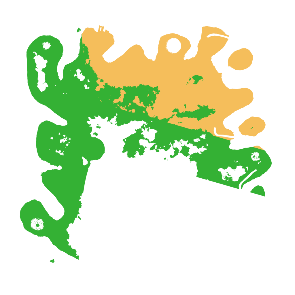 Biome Rust Map: Procedural Map, Size: 3500, Seed: 61348154