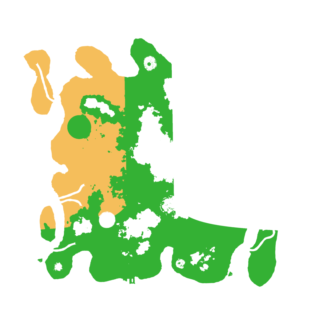 Biome Rust Map: Procedural Map, Size: 3500, Seed: 90183116