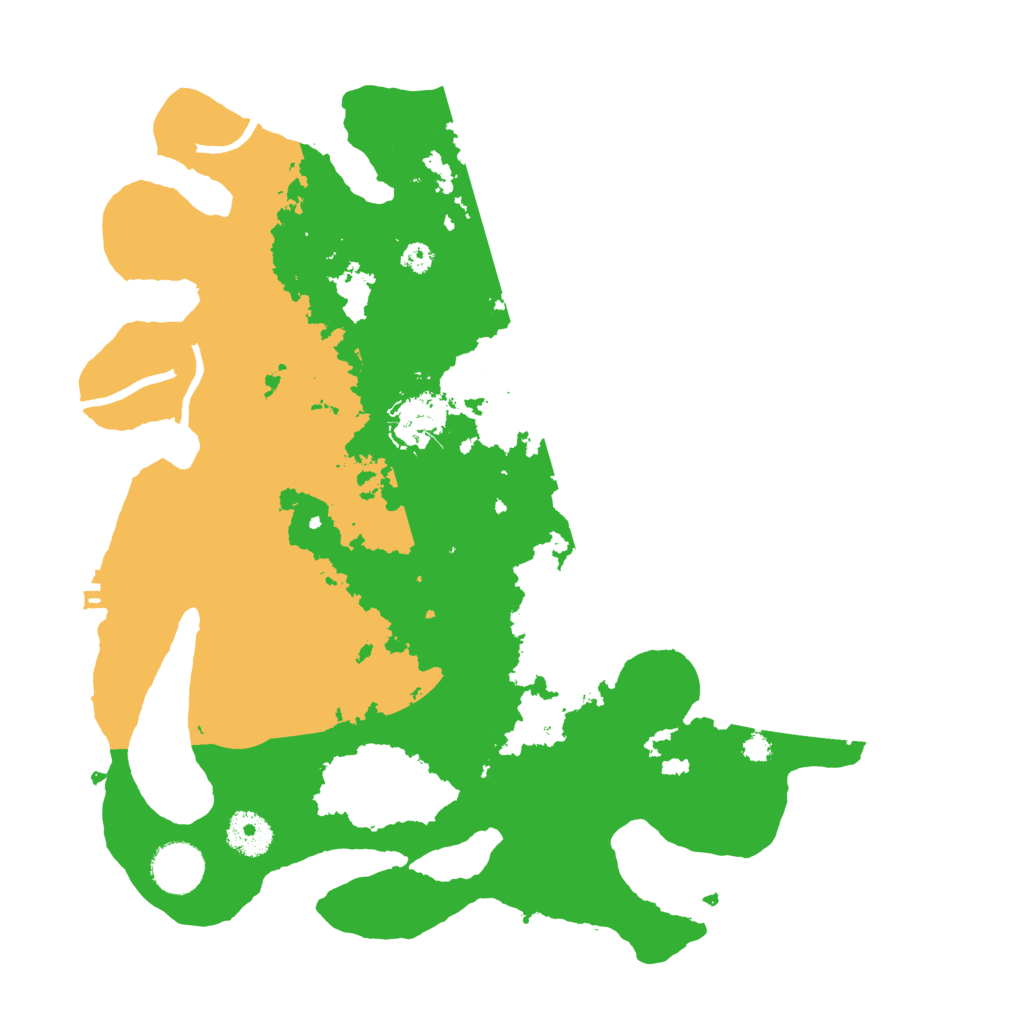 Biome Rust Map: Procedural Map, Size: 3450, Seed: 78580758