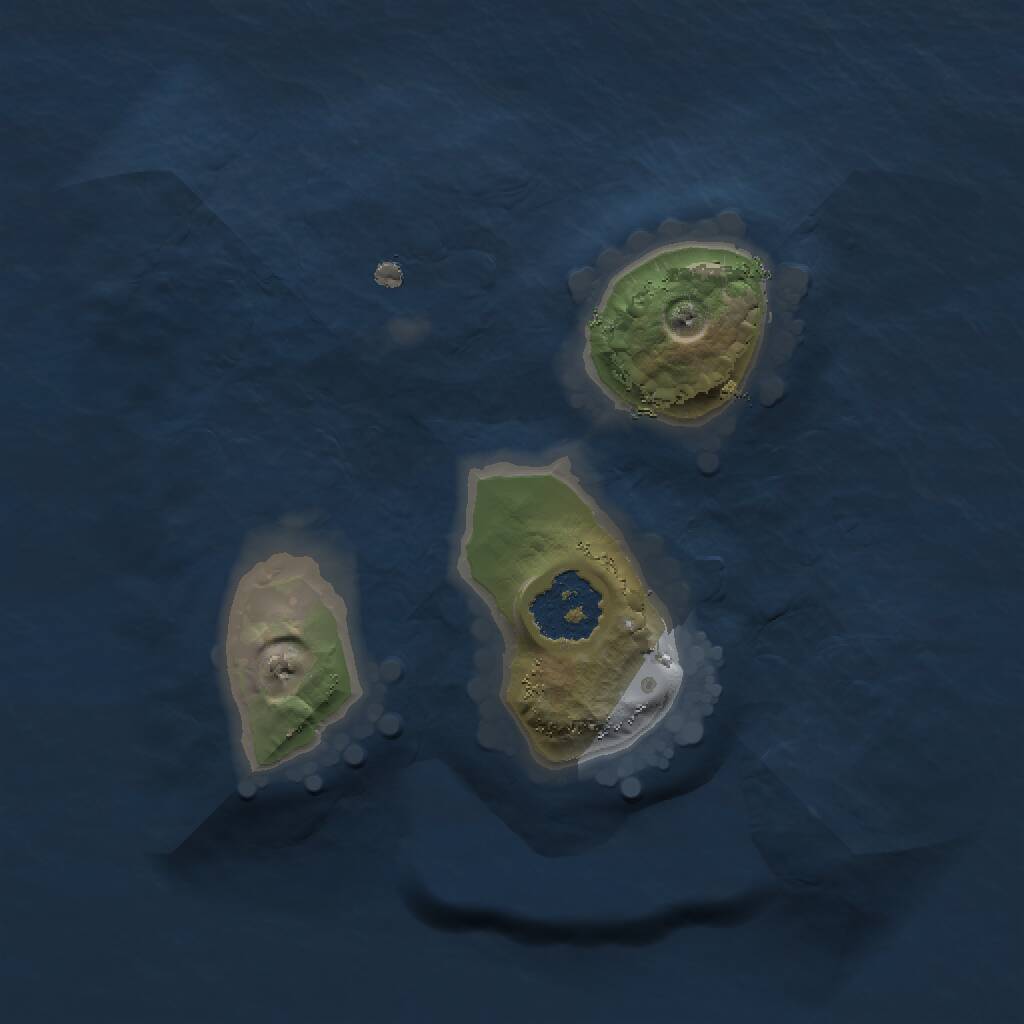 Rust Map: Procedural Map, Size: 1500, Seed: 44, 1 Monuments