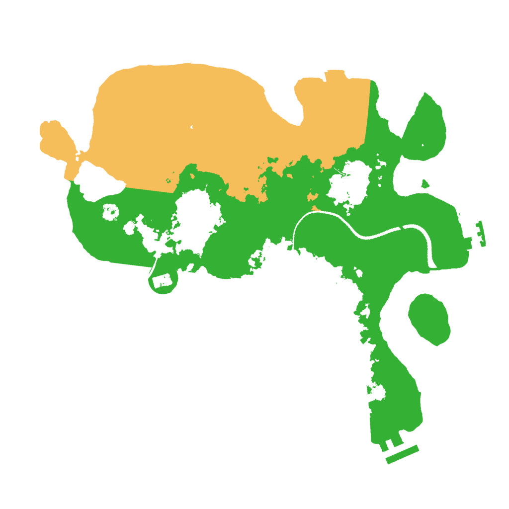 Biome Rust Map: Procedural Map, Size: 3000, Seed: 1623288