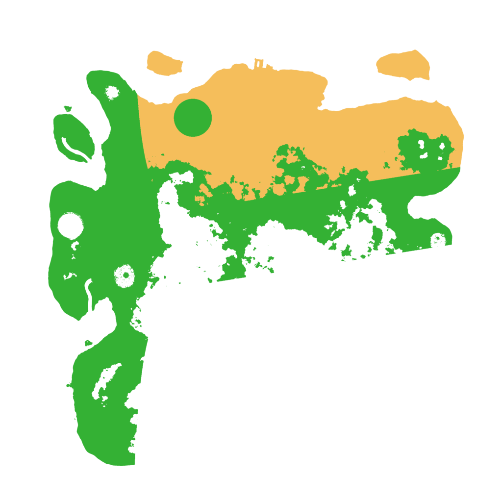 Biome Rust Map: Procedural Map, Size: 3500, Seed: 83753302