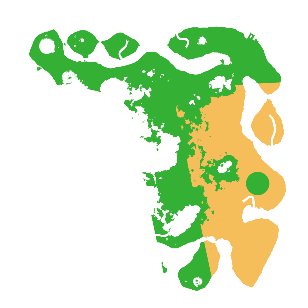 Biome Rust Map: Procedural Map, Size: 3500, Seed: 281767077