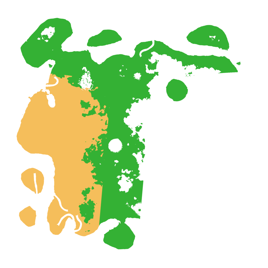 Biome Rust Map: Procedural Map, Size: 3500, Seed: 2555092