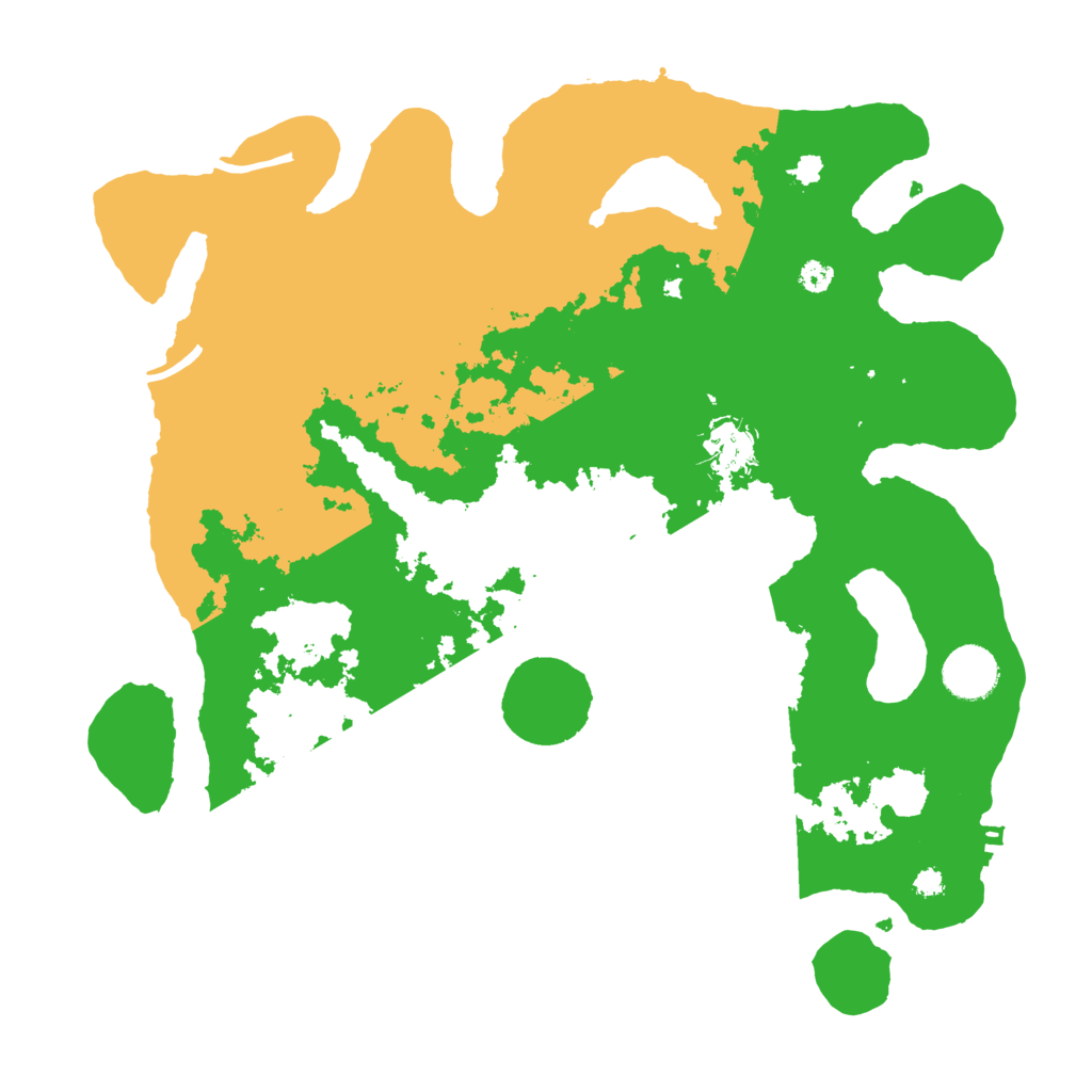 Biome Rust Map: Procedural Map, Size: 3500, Seed: 59589257