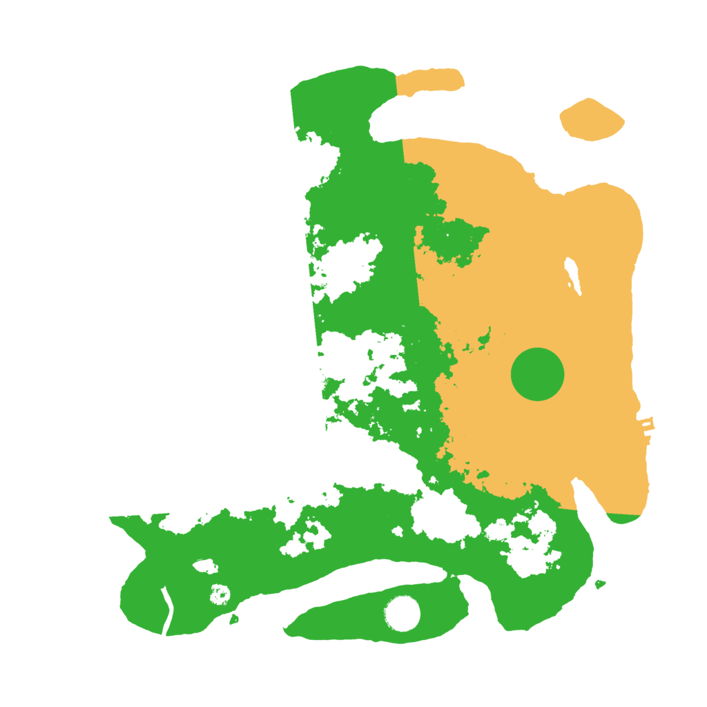 Biome Rust Map: Procedural Map, Size: 3500, Seed: 10354789