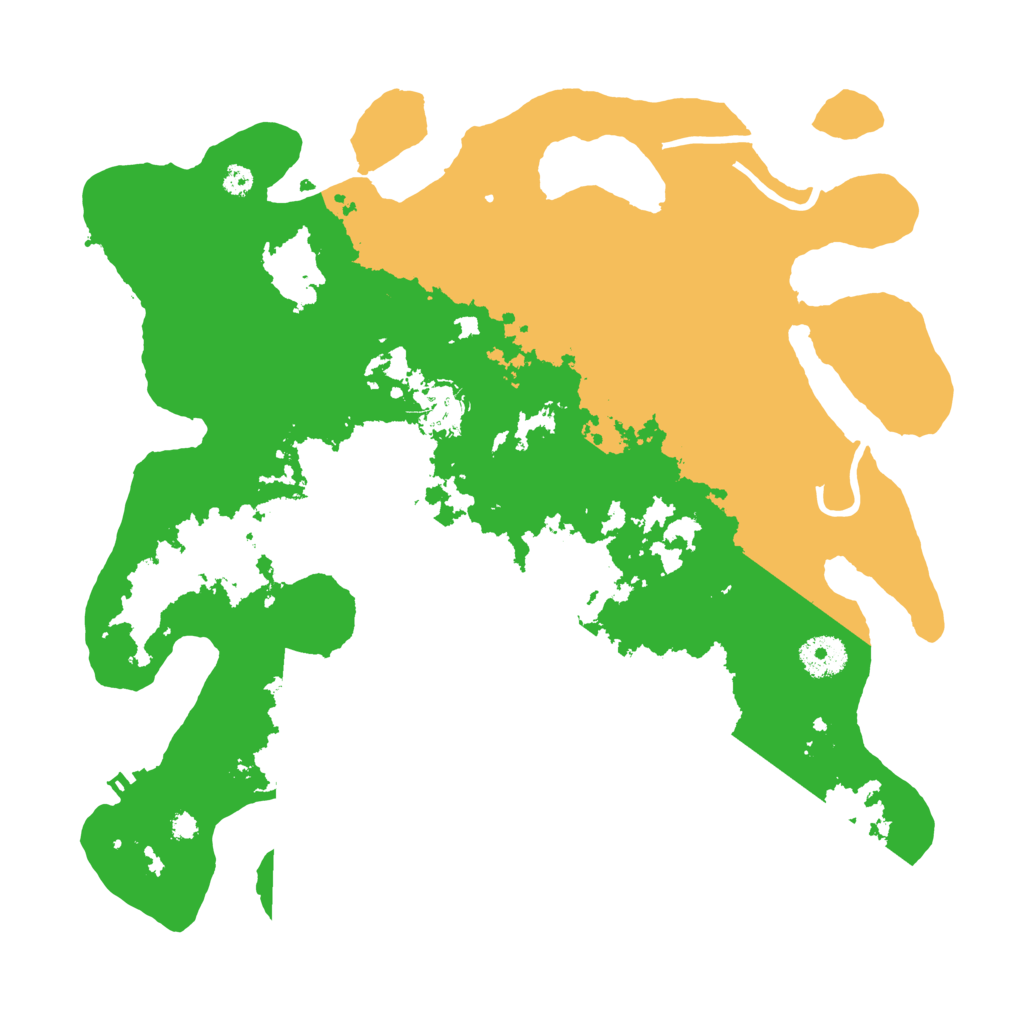 Biome Rust Map: Procedural Map, Size: 3500, Seed: 56108207