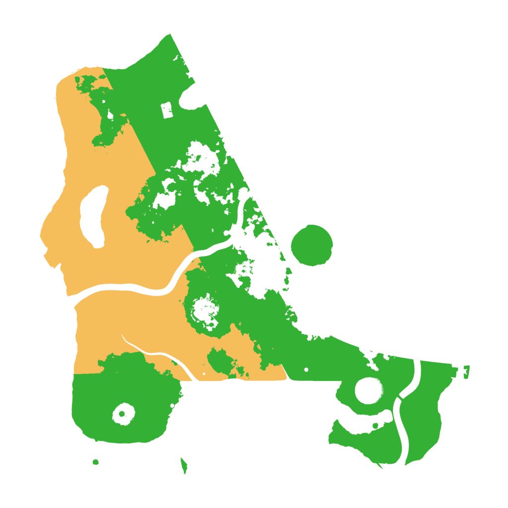 Biome Rust Map: Procedural Map, Size: 3500, Seed: 1940650768