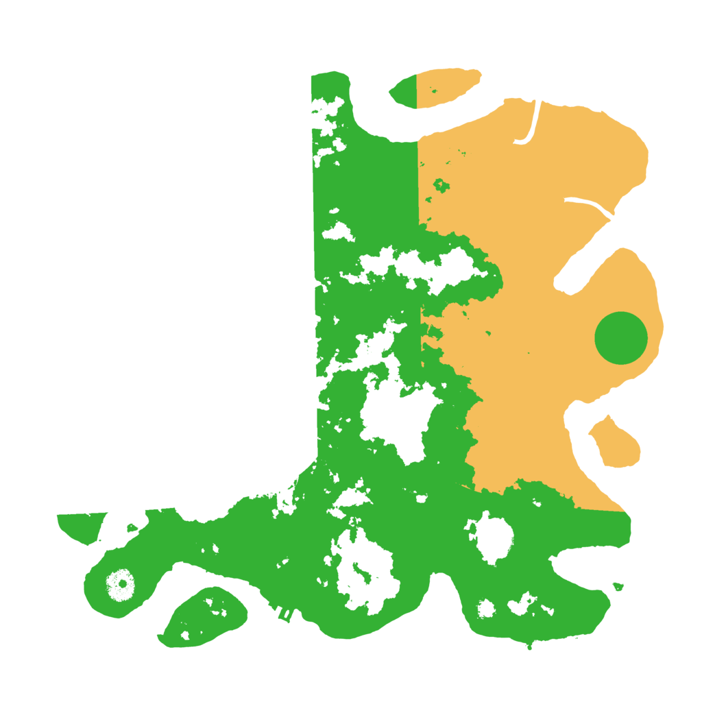 Biome Rust Map: Procedural Map, Size: 3500, Seed: 84034640
