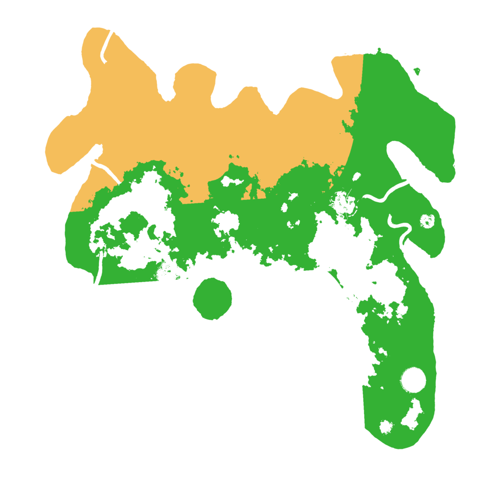 Biome Rust Map: Procedural Map, Size: 3500, Seed: 34582152