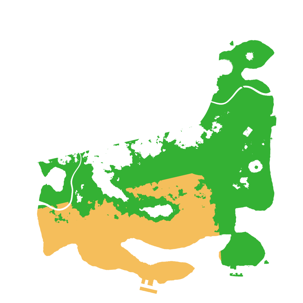 Biome Rust Map: Procedural Map, Size: 3500, Seed: 88936830