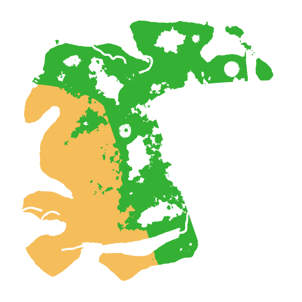 Biome Rust Map: Procedural Map, Size: 3500, Seed: 65101117