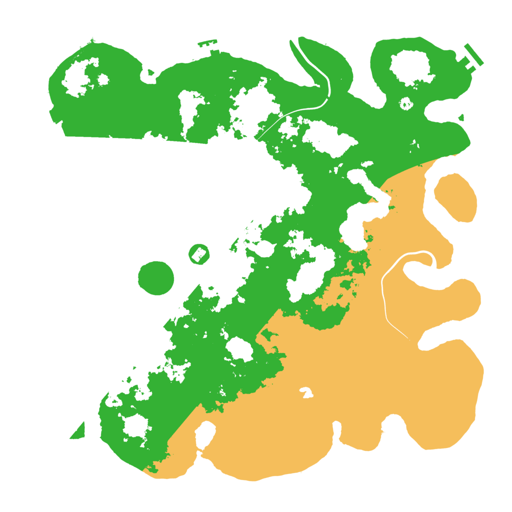 Biome Rust Map: Procedural Map, Size: 4000, Seed: 1764299492