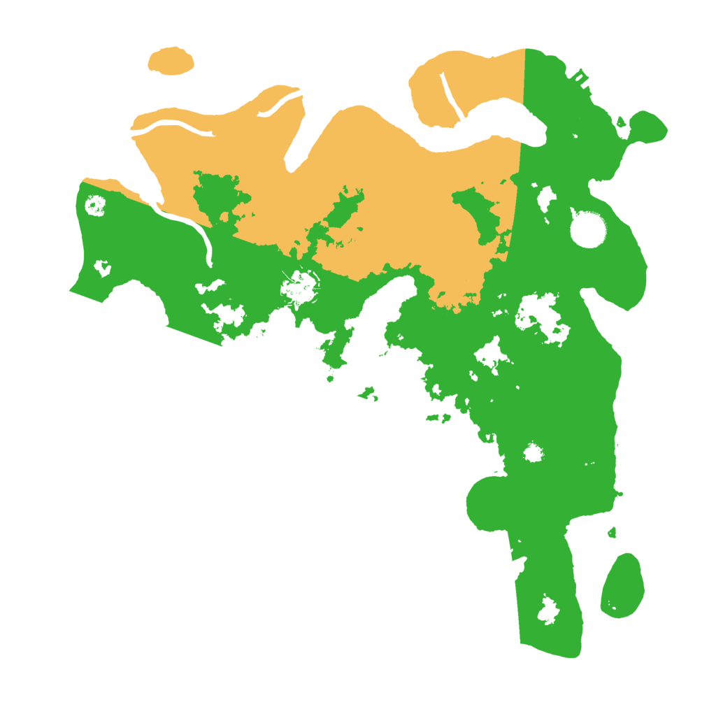 Biome Rust Map: Procedural Map, Size: 3500, Seed: 93343051