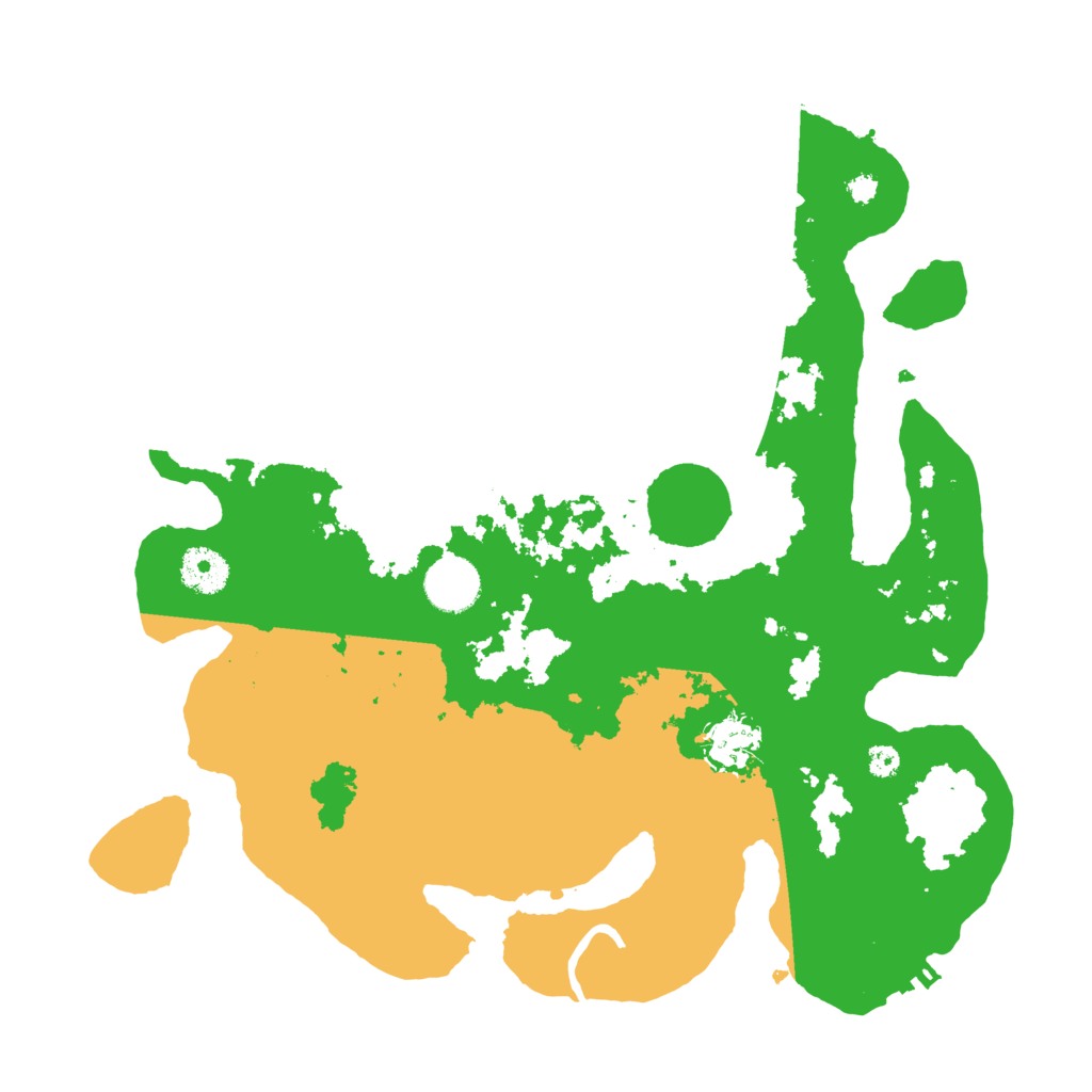 Biome Rust Map: Procedural Map, Size: 3500, Seed: 46824053