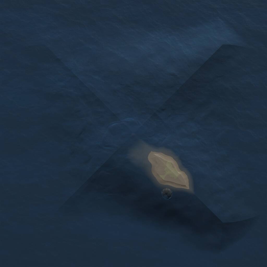 Rust Map: Procedural Map, Size: 1000, Seed: 688747249, 1 Monuments