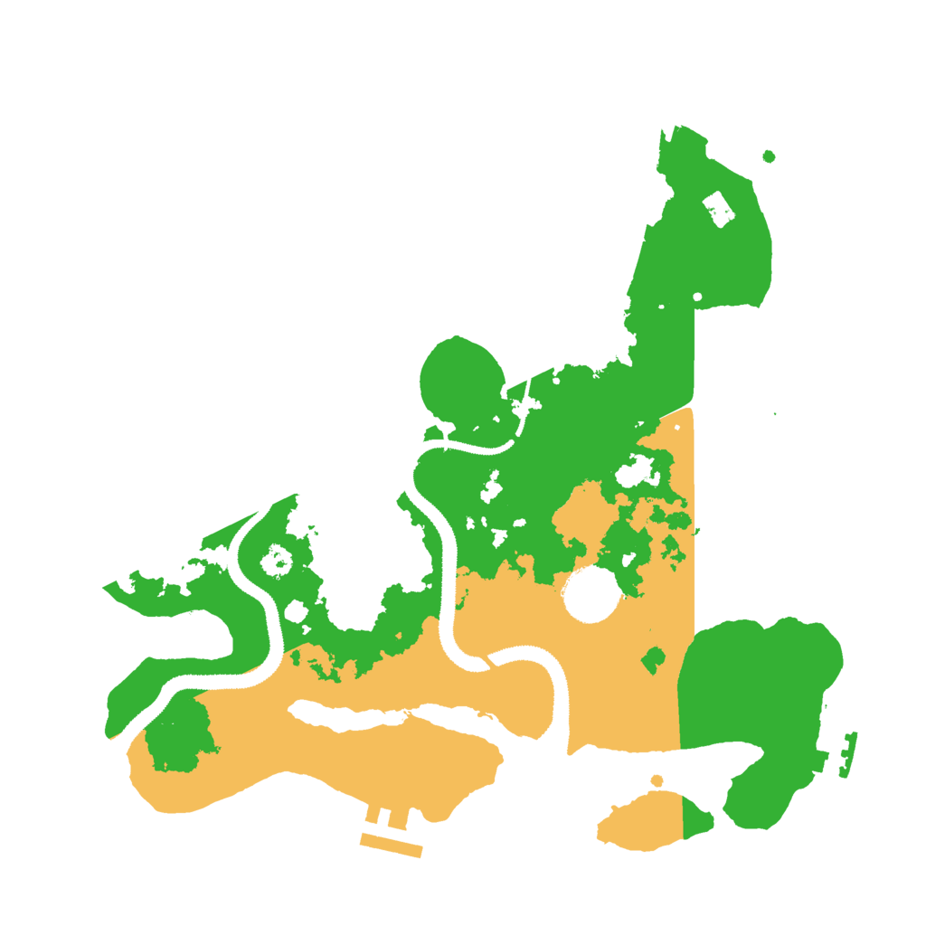 Biome Rust Map: Procedural Map, Size: 3000, Seed: 71183