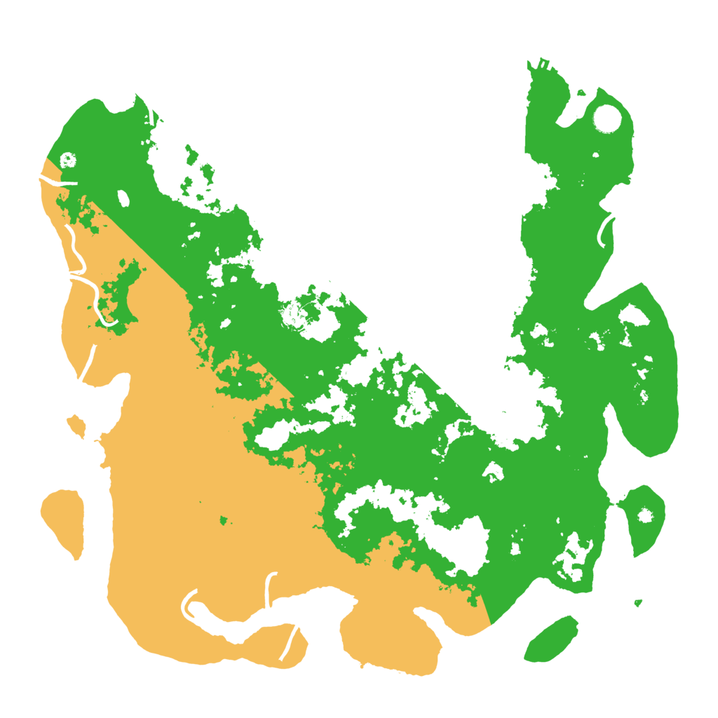 Biome Rust Map: Procedural Map, Size: 4500, Seed: 509004002