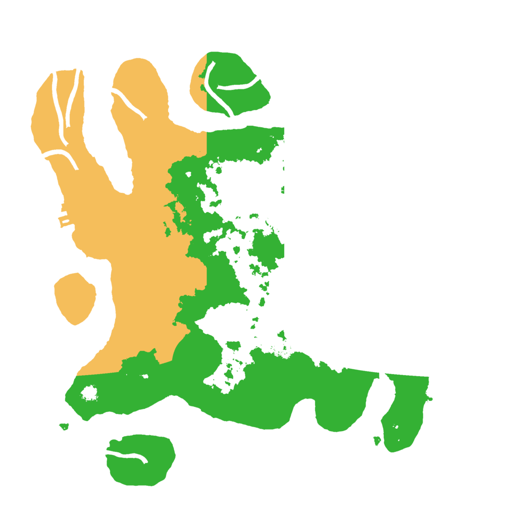 Biome Rust Map: Procedural Map, Size: 3000, Seed: 23931