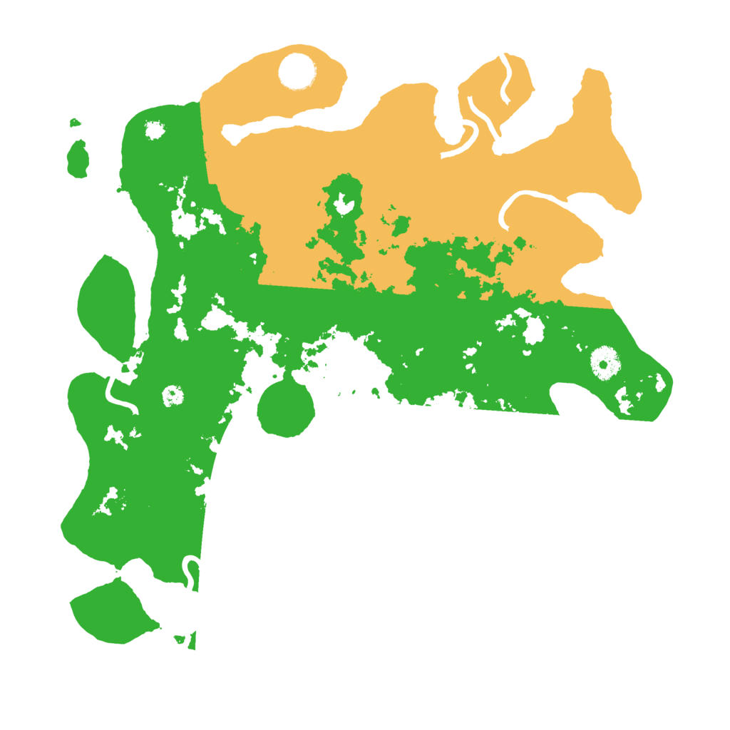 Biome Rust Map: Procedural Map, Size: 3500, Seed: 53886803