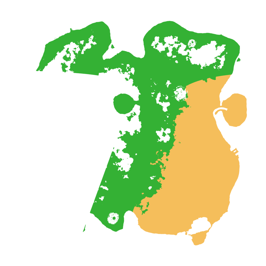 Biome Rust Map: Procedural Map, Size: 3500, Seed: 50531828