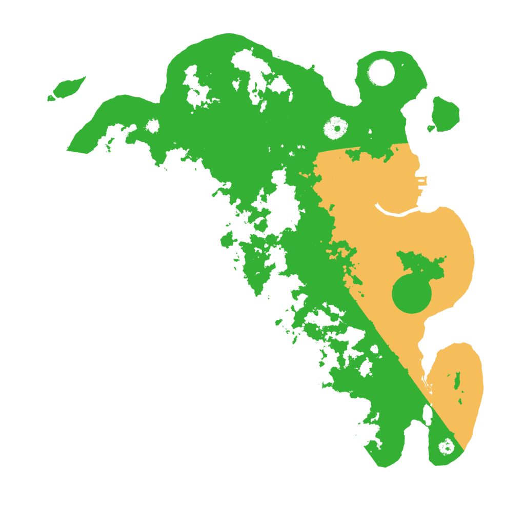Biome Rust Map: Procedural Map, Size: 3500, Seed: 90905238