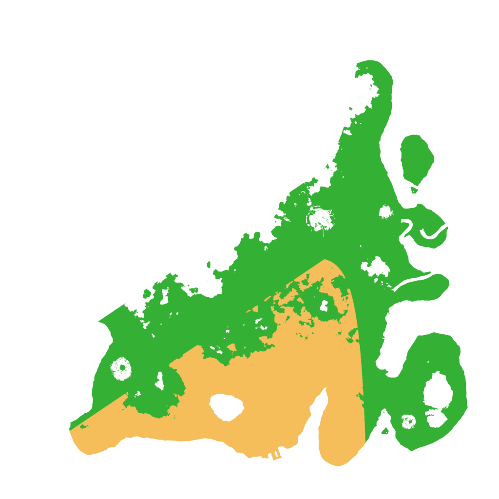 Biome Rust Map: Procedural Map, Size: 3500, Seed: 12513813