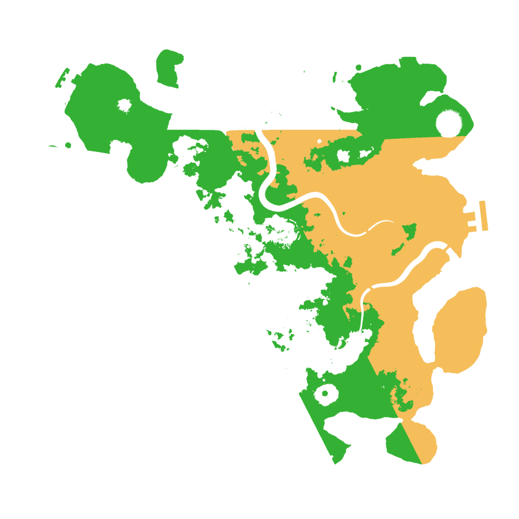 Biome Rust Map: Procedural Map, Size: 3500, Seed: 63368024