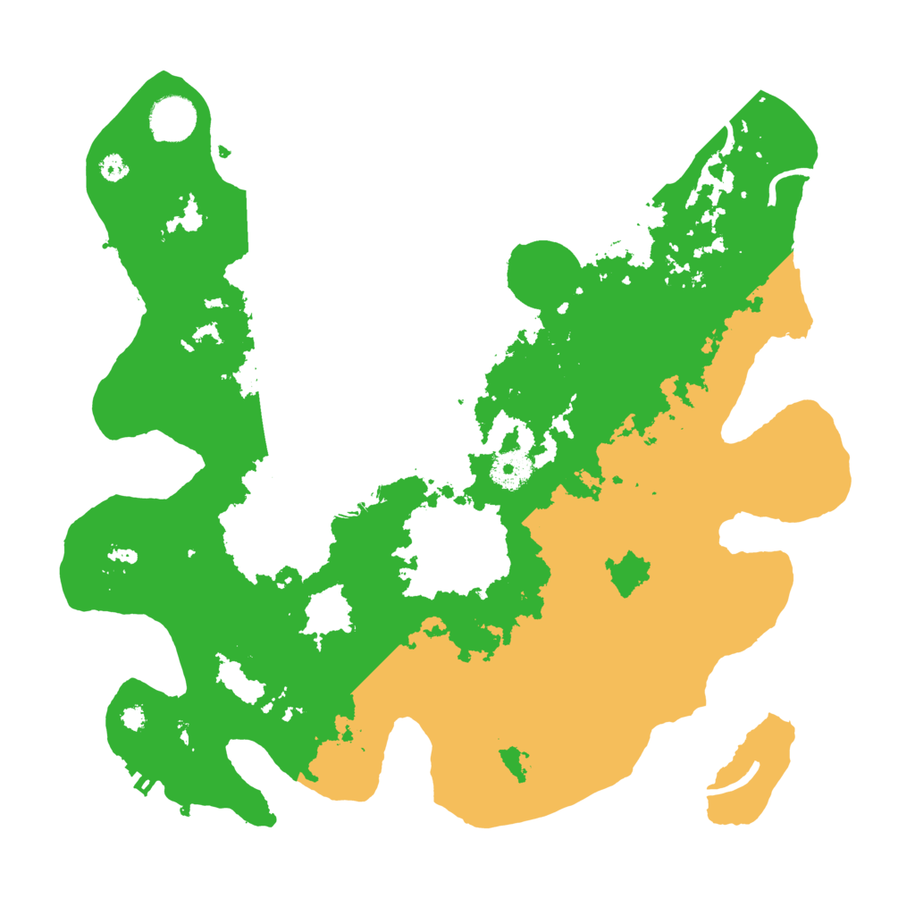 Biome Rust Map: Procedural Map, Size: 3500, Seed: 29854777