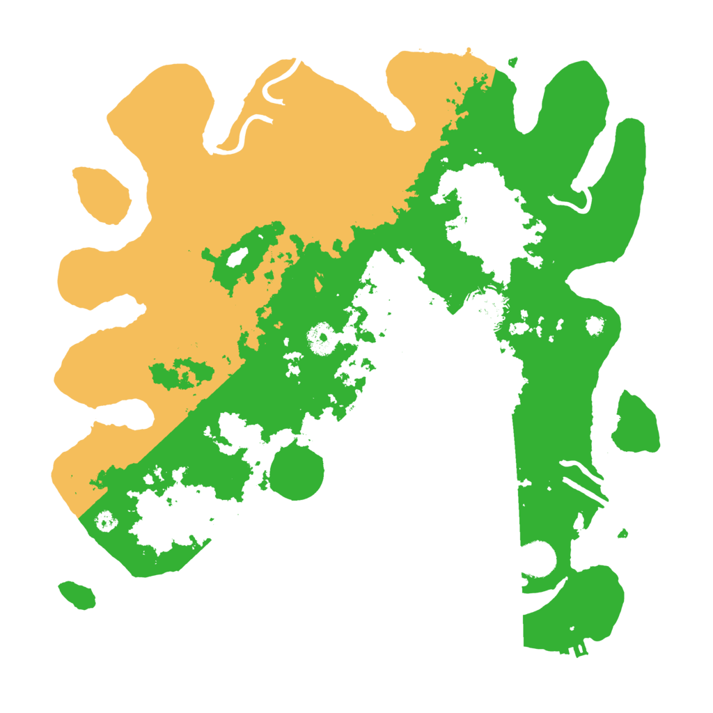 Biome Rust Map: Procedural Map, Size: 3500, Seed: 72634452