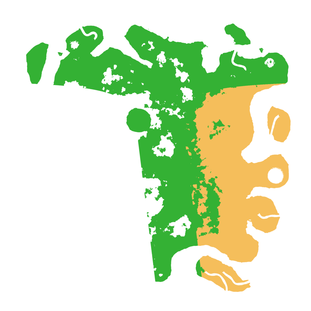 Biome Rust Map: Procedural Map, Size: 3500, Seed: 69293629