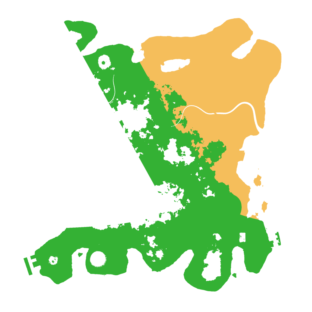 Biome Rust Map: Procedural Map, Size: 3500, Seed: 5911655