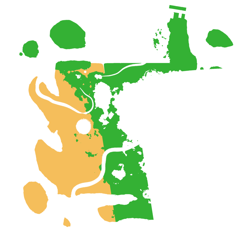 Biome Rust Map: Procedural Map, Size: 3000, Seed: 146711764