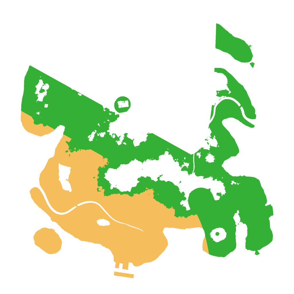 Biome Rust Map: Procedural Map, Size: 3000, Seed: 334700665