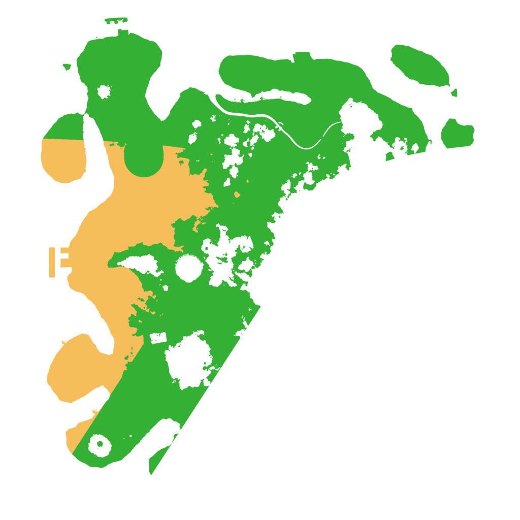 Biome Rust Map: Procedural Map, Size: 3500, Seed: 67165297