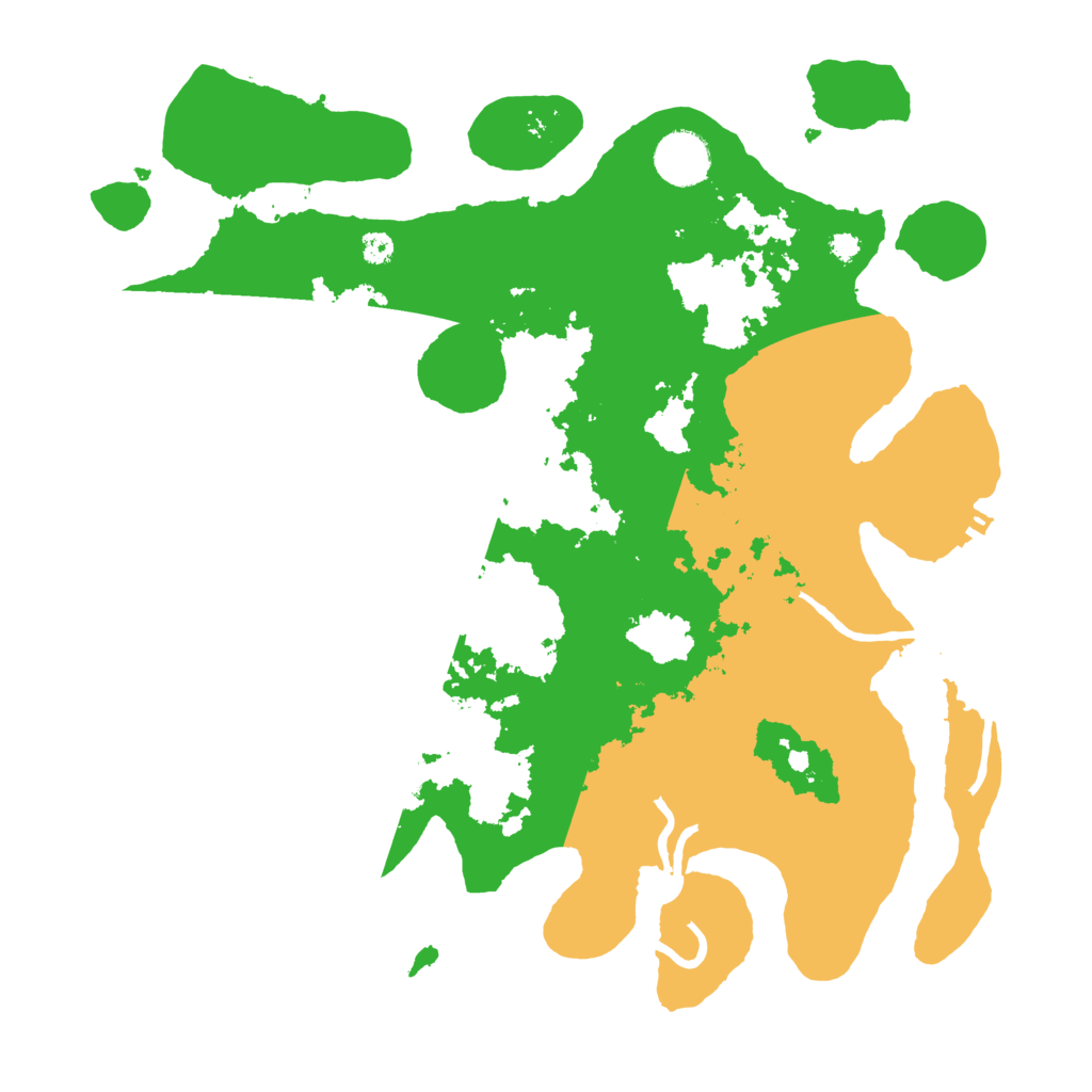 Biome Rust Map: Procedural Map, Size: 3500, Seed: 98703043