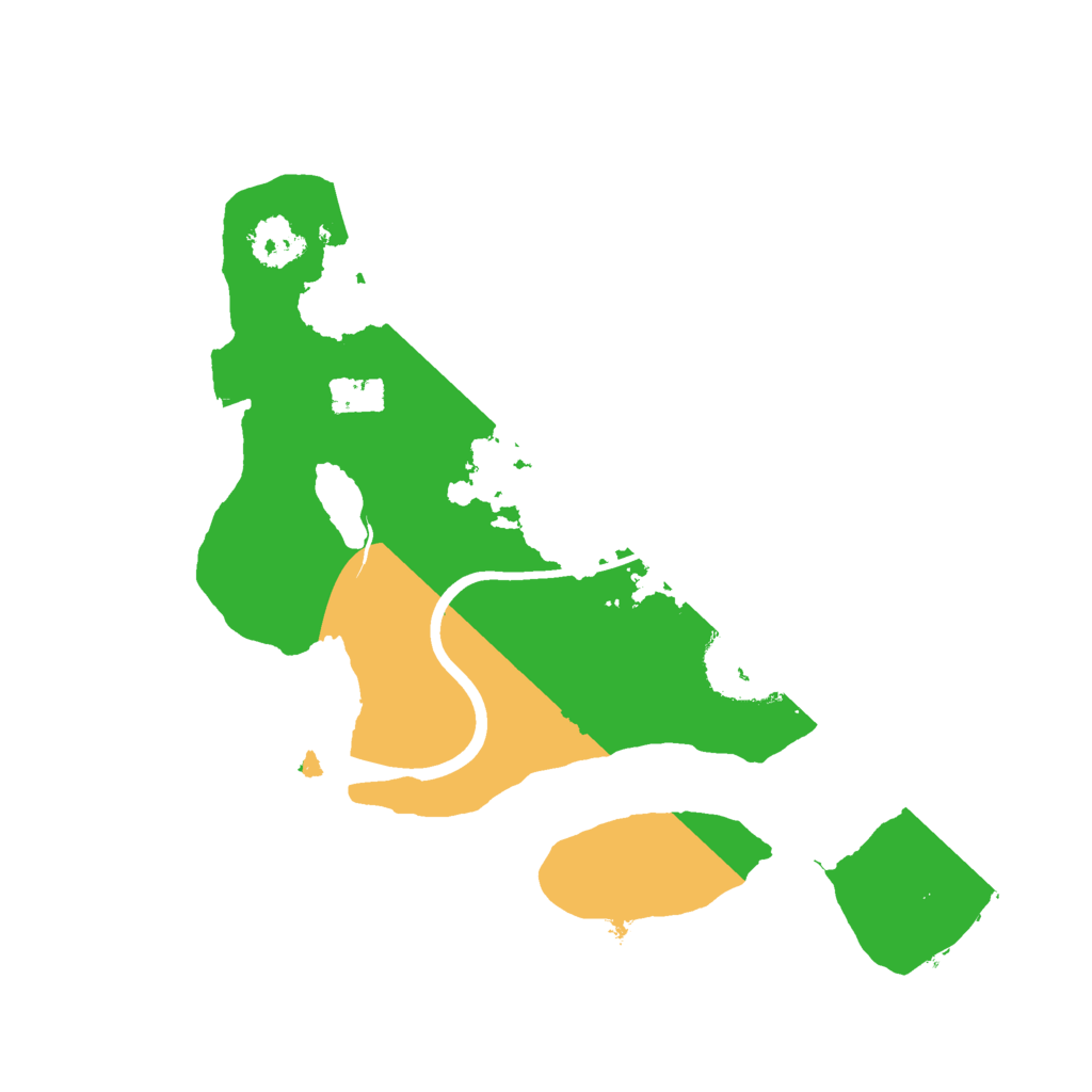 Biome Rust Map: Procedural Map, Size: 2200, Seed: 450343784
