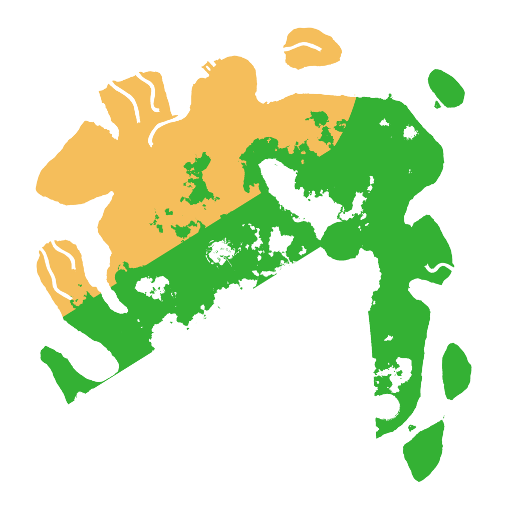 Biome Rust Map: Procedural Map, Size: 3500, Seed: 53545246