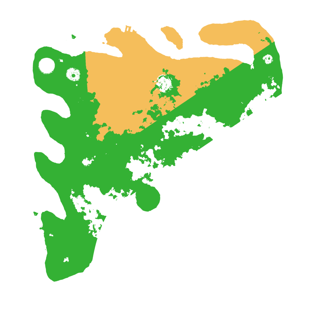 Biome Rust Map: Procedural Map, Size: 3500, Seed: 1075017