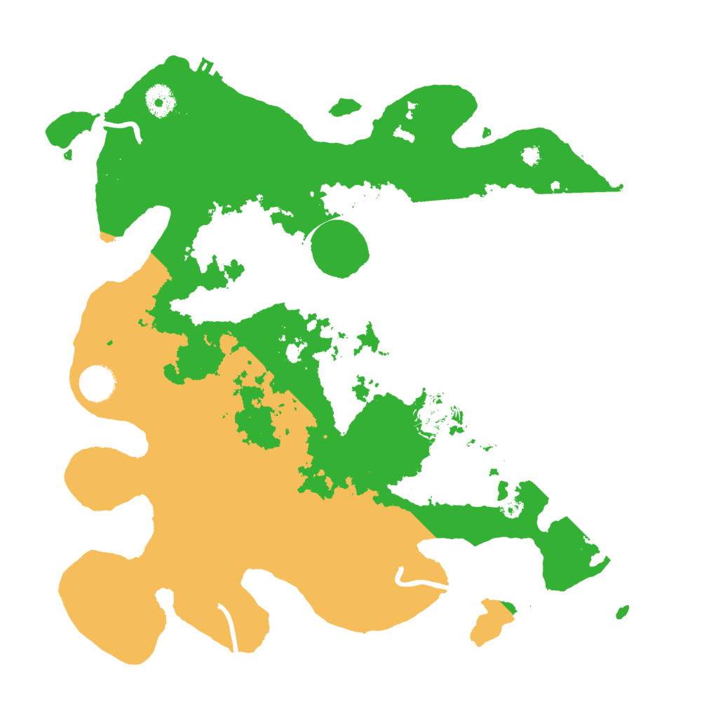 Biome Rust Map: Procedural Map, Size: 3500, Seed: 74962633