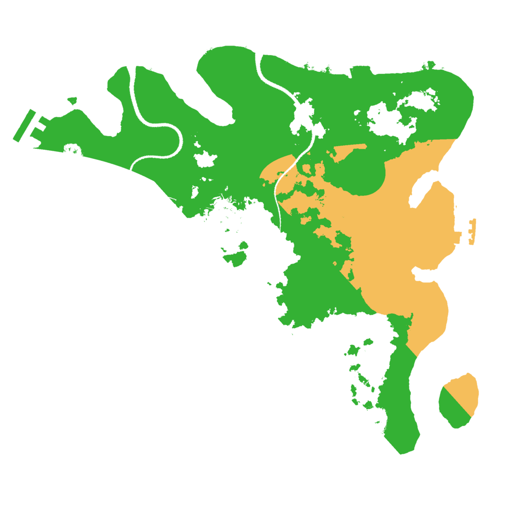 Biome Rust Map: Procedural Map, Size: 3000, Seed: 1123121631