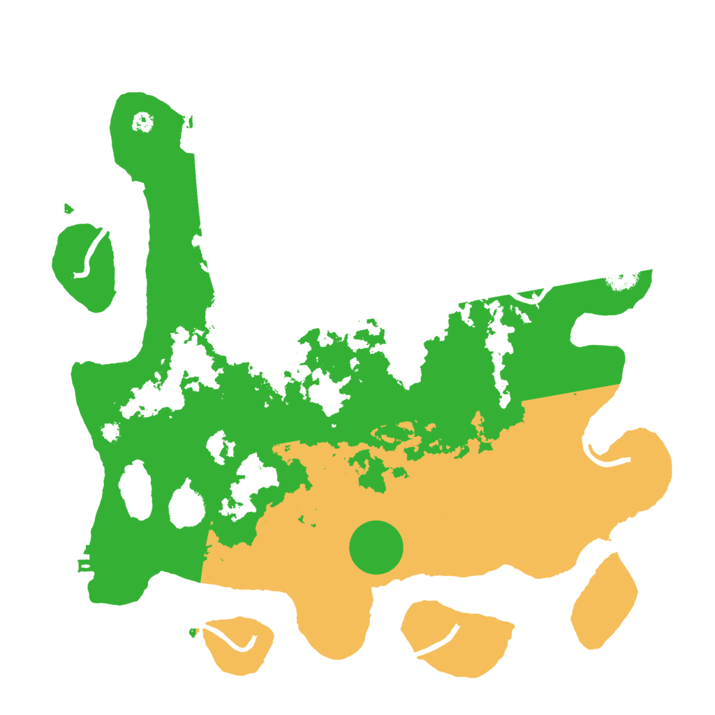 Biome Rust Map: Procedural Map, Size: 3500, Seed: 50131399