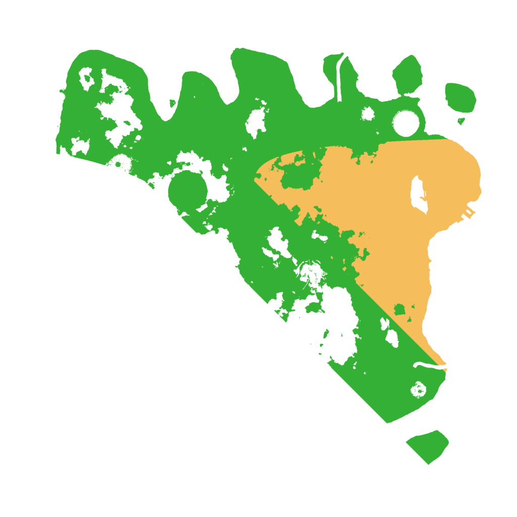 Biome Rust Map: Procedural Map, Size: 3500, Seed: 12964194