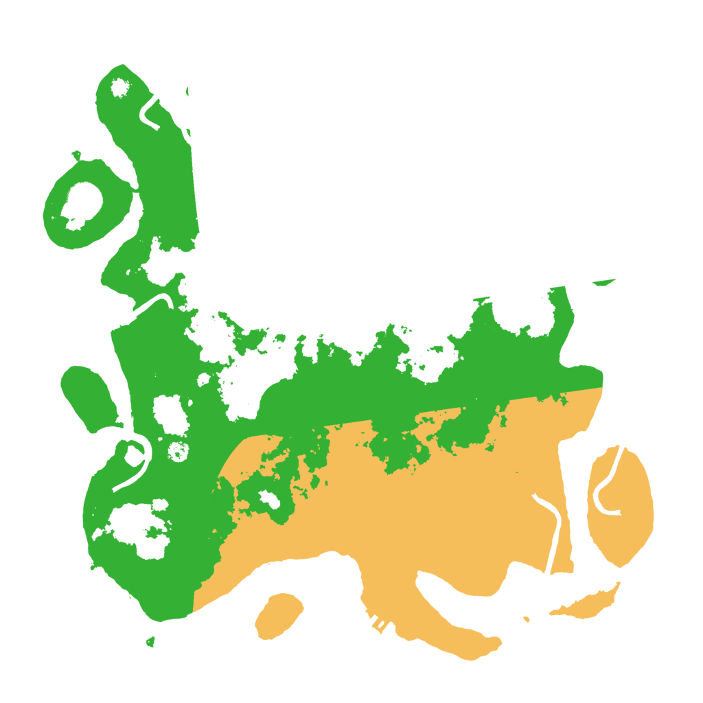 Biome Rust Map: Procedural Map, Size: 3500, Seed: 84523469