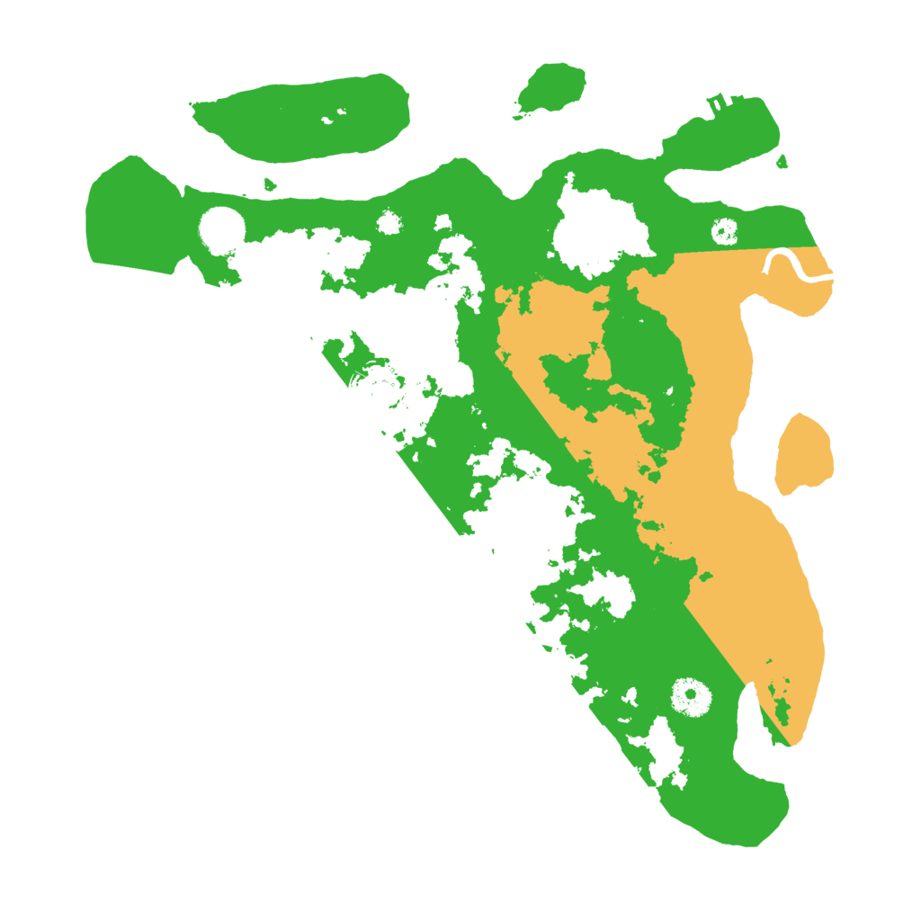 Biome Rust Map: Procedural Map, Size: 3500, Seed: 81025787