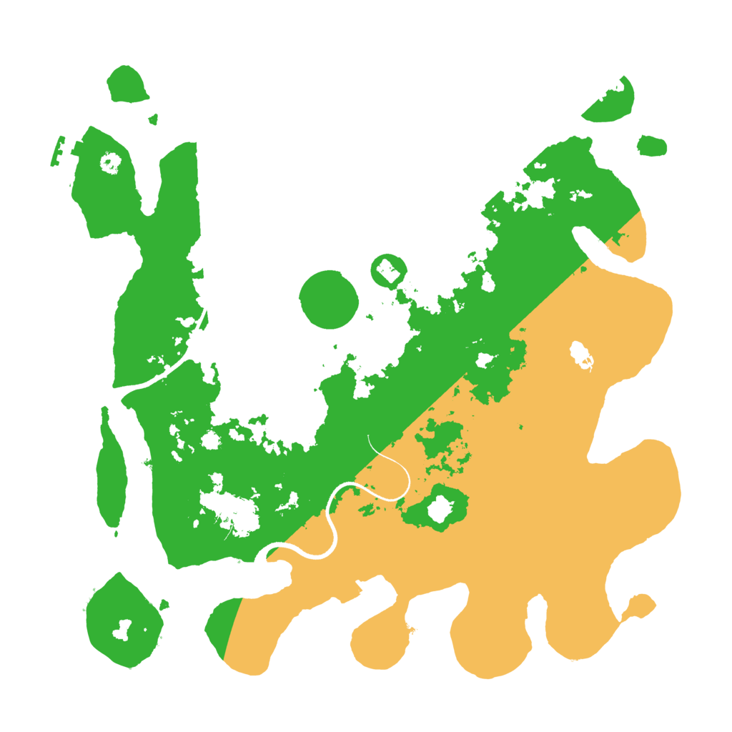 Biome Rust Map: Procedural Map, Size: 3500, Seed: 35828859