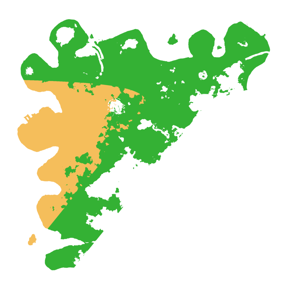 Biome Rust Map: Procedural Map, Size: 3500, Seed: 5115860