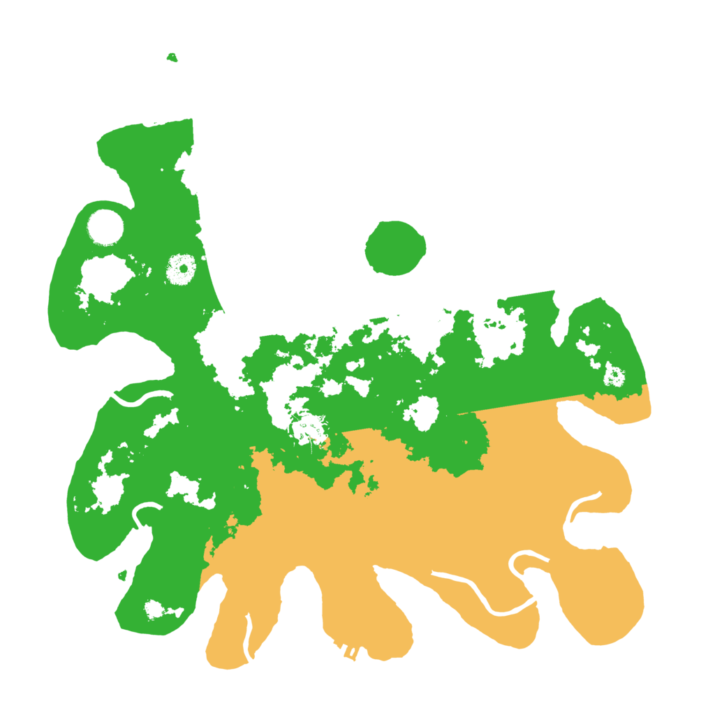 Biome Rust Map: Procedural Map, Size: 3500, Seed: 19615381