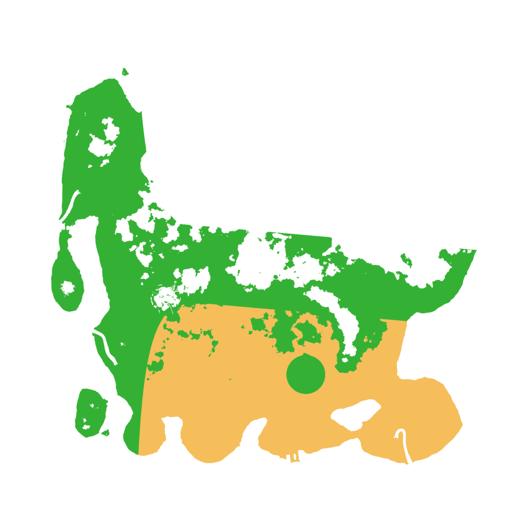 Biome Rust Map: Procedural Map, Size: 3500, Seed: 90557801