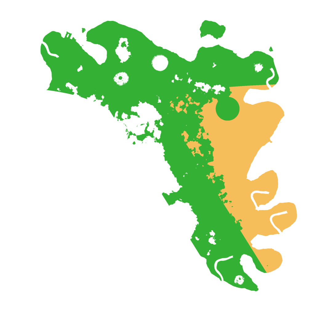 Biome Rust Map: Procedural Map, Size: 3500, Seed: 89895220